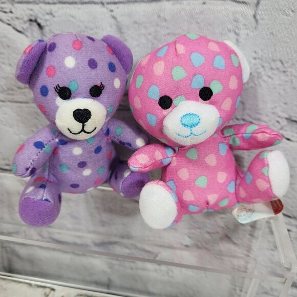 Build a Bear BABW Mini Plush Toys Lot of 8 Bears Rabbits Dogs Assorted Colors - Picture 4 of 8